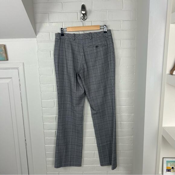 Calvin Klein Black White Houndstooth Plaid Modern Fit Trouser Pants Size 4 - Picture 9 of 10